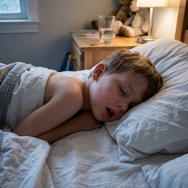 Your child sleeps all night. So why do they wake up exhausted?