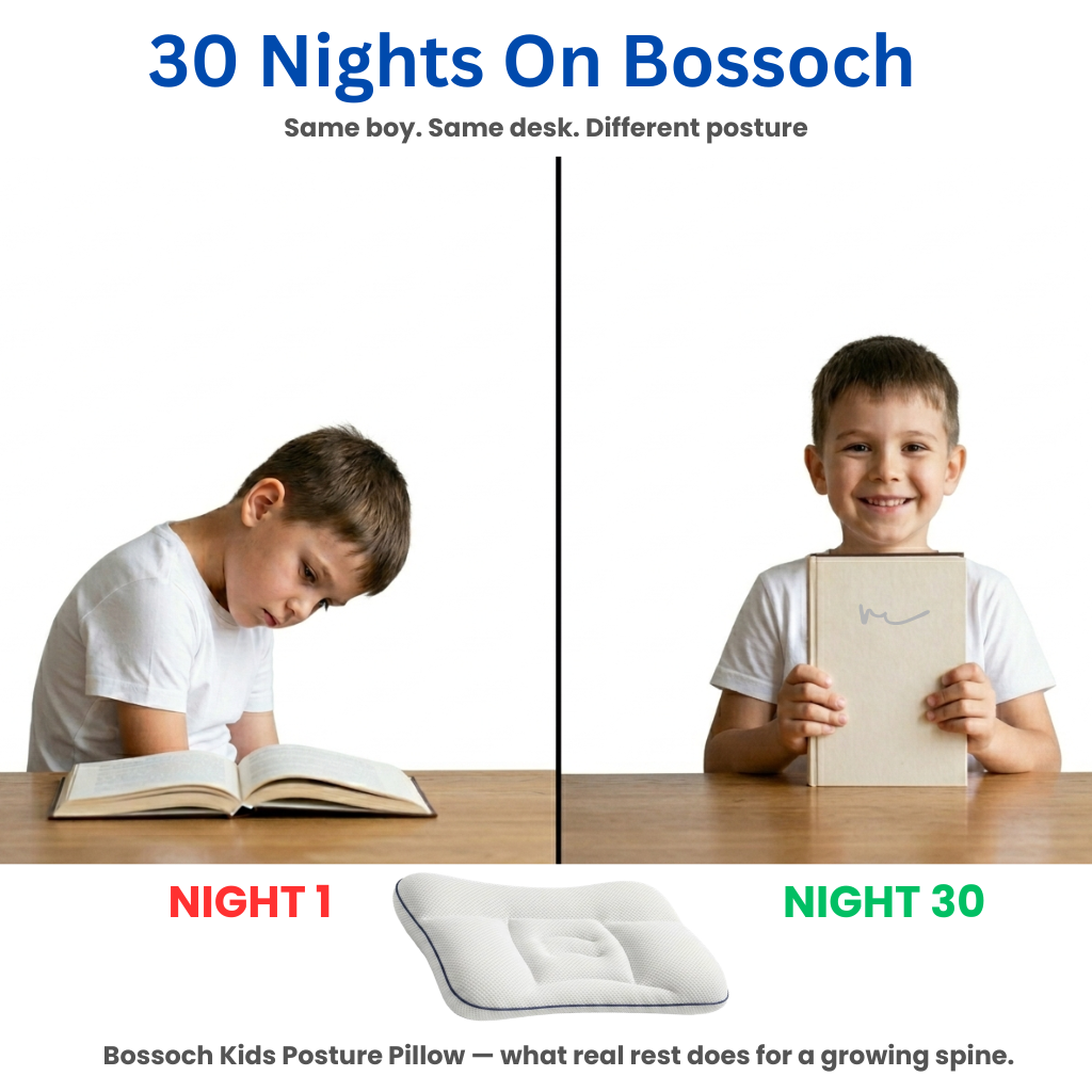 Bossoch™ Kids Posture Pillow: Better Sleep & Healthier Posture