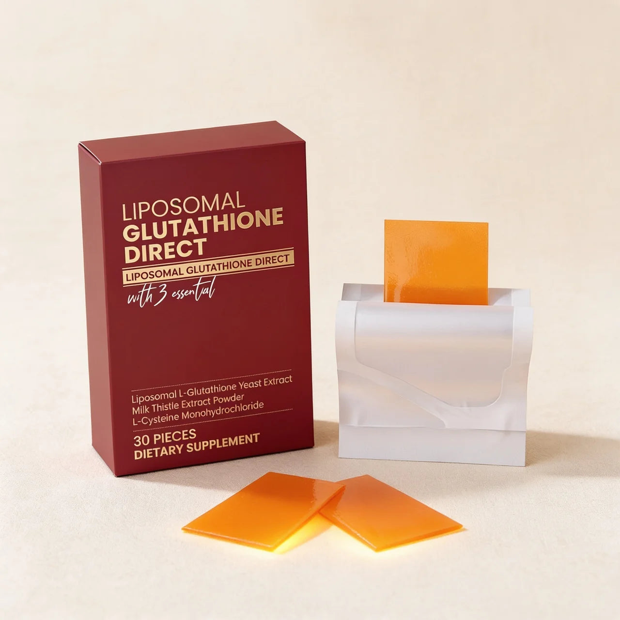 Liposomal glutathione strips